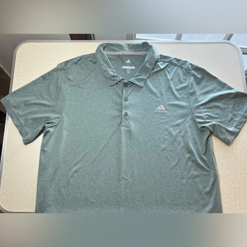 ADIDAS GOLF | ULTIMATE 2.0 SOLID MENS POLO SHIRT. Size: L.